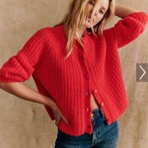 Sézane | Emile Cardigan Red - Small